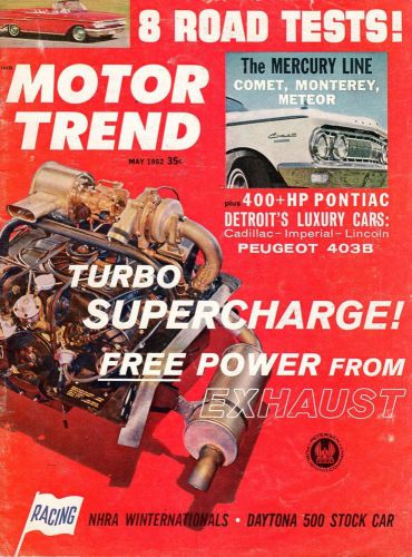 Vintage 1962 mercury monterey, meteor &amp; comet  motor trend road tests- 6 pages