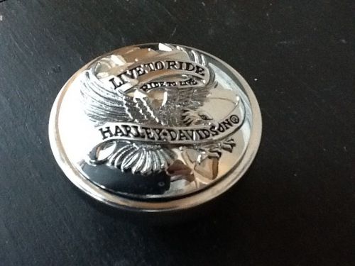 Harley davidson live to ride sportster dyna softail road king fuel gas cap