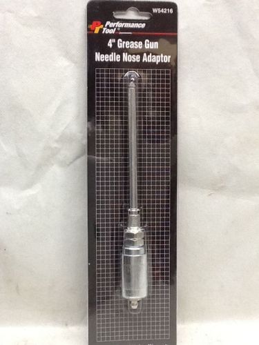 Performance tool 4&#034; grease gun needle nose adapter