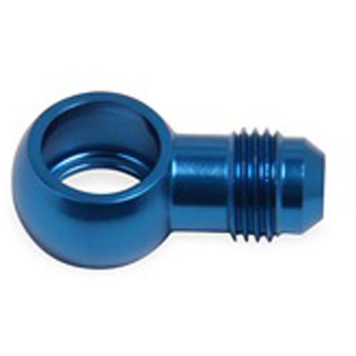 Earl&#039;s 977606 aluminum adapter -06an male to 9/16 in. banjo blue anodized