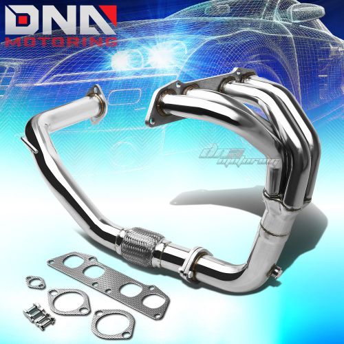 Stainless steel 4-1 header+flex for 90-95 mr2 2.2 l4 non-turbo exhaust/manifold