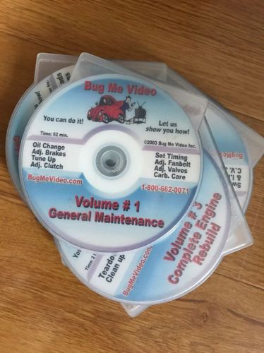 Bug me video volkswagen repair video set of  9 dvds