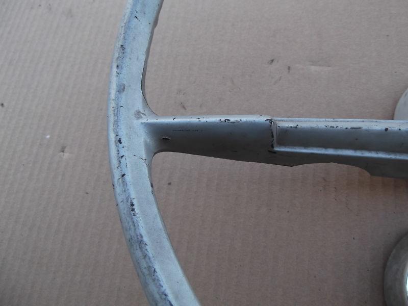 1957 Chevy 150 Black Widow Fuel Injected business coupe150 Steering Wheel , US $65.00, image 4