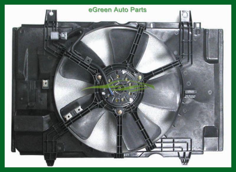 07-10 versa radiator & a/c fan assembly single fan