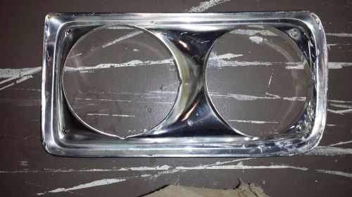 B-body 73 74 roadrunner road runner trim bezel left driver headlight surround