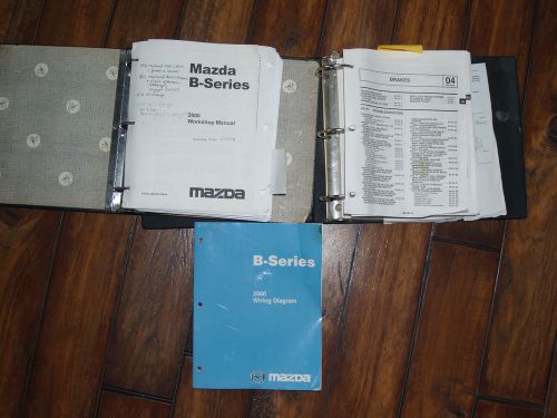 Genuine oem mazda b series truck shop service manual 1998-2006