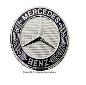 Mercedes amg gt s cla 250 cls 550 bumper cover emblem front genuine 2188170116