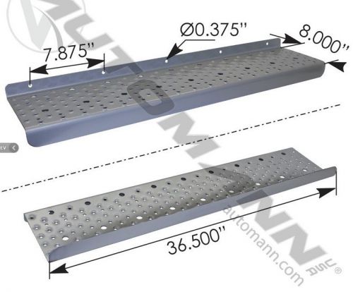 Automann steel step for freightliner m2 #m46374 replaces 2252437004