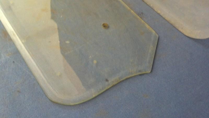 1922 BUICK ROADSTER CURVED BEVELED GLASS SIDE WINGS CONVERTIBLE - ORIGINAL, US $350.00, image 4