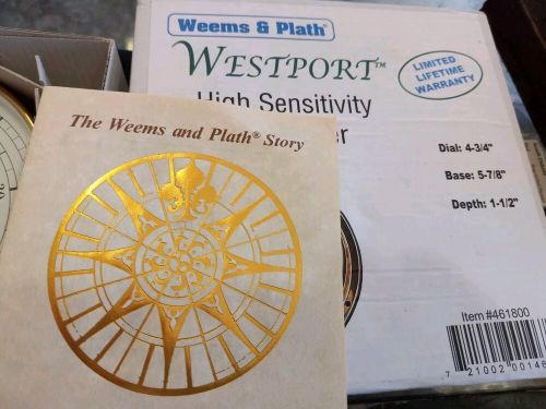 Weems & Plath Brass Westport High Sensitivity Barometer In Original Box, US $98.00, image 2
