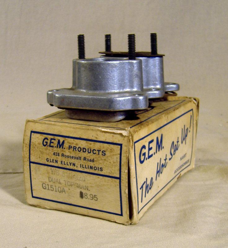 Vintage gem products dual top manifold part # g1510a 