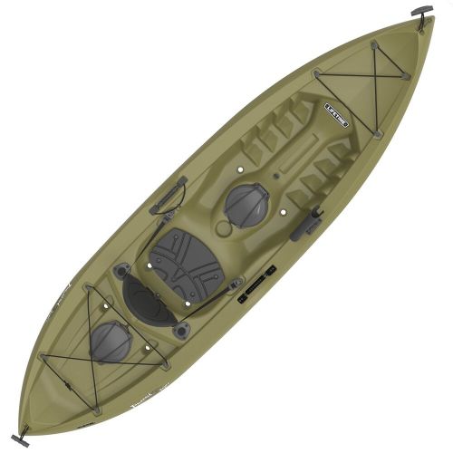 Lifetime 90539 - tamarack™ 10' solo olive green angler solid kayak