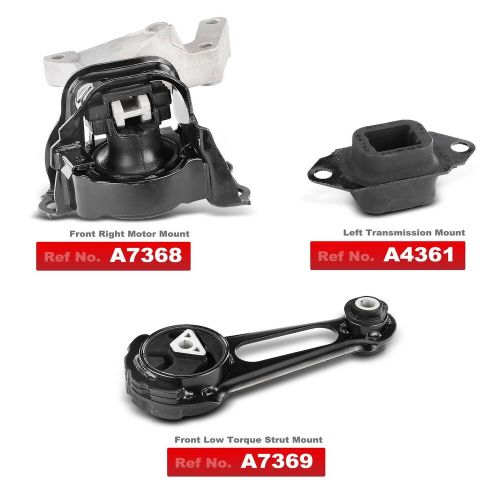 3x Engine Motor & Transmission Mount for Nissan Versa 2012-2017 Versa Note 14-17, US $73.14, image 4