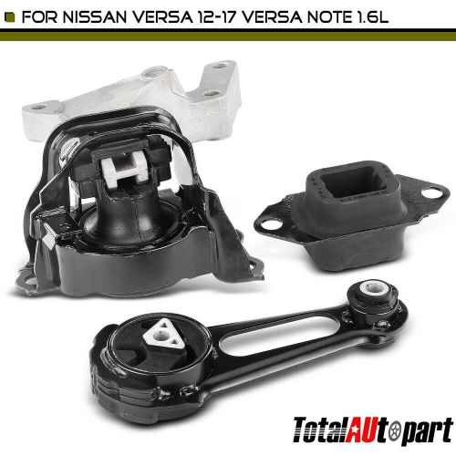 3x Engine Motor & Transmission Mount for Nissan Versa 2012-2017 Versa Note 14-17, US $73.14, image 8