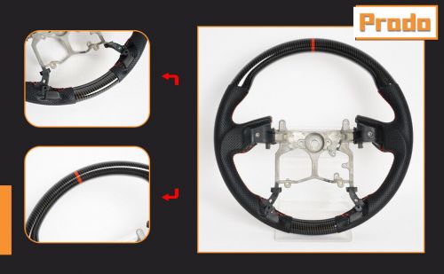 Hydro Dip Carbon Fiber Steering Wheel for Toyota Prado Tundra 4 Runner 10-20, US $299.00, image 5