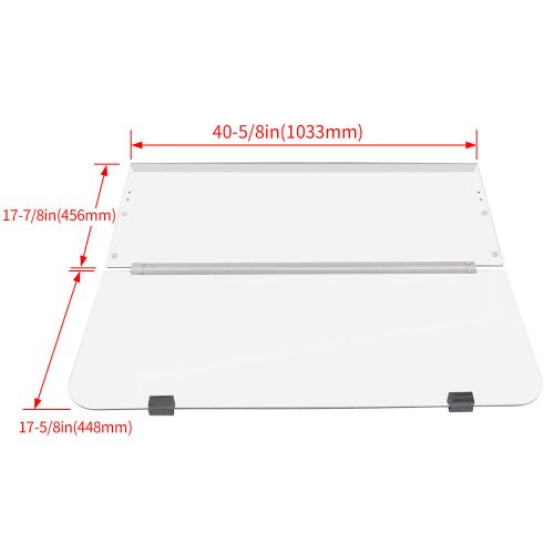 For Yamaha G14 G16 G19 Clear PC Windshield Folding 1995-2003 Golf Cart Part, US $90.00, image 7