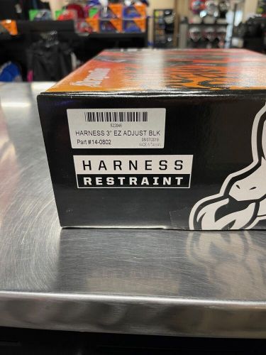 4 point harness 3" ez adjust black 522046