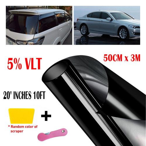 Uncut Roll Window Tint Film 5% VLT 20" x 10ft Feet Car Home Office Glass USEA, US $11.89, image 5