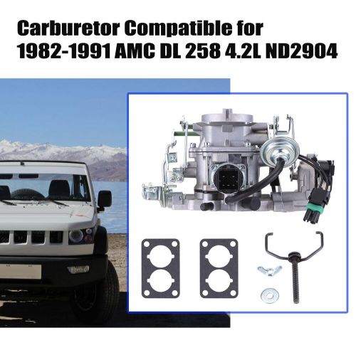CARBURETOR C2BBD 2BB FITS JEEP CJ7 CJ5 WRANGLER W/ELECTRIC FEEDBACK 4.2L 82-1991, US $133.60, image 22