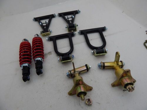 Front control arm suspension kit upper lower swingarm for quad bike atv go kart
