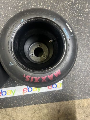 Two American pattern 6” diameter go kart racing wheels with tires Drift Trike, US $79.99, image 5