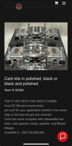 650 - 950 CFM HP BLOWER SUPERCHARGER CARBS W LINE KIT & Linkage Kit 4150 Gas E85, US $2,499.00, image 5