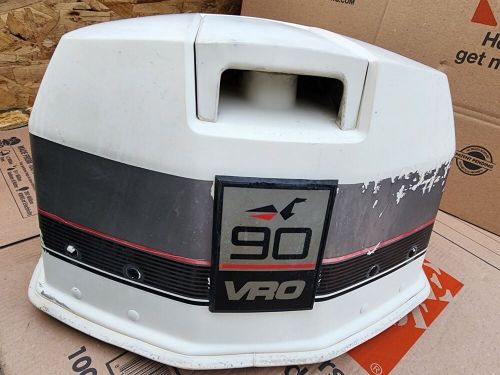 Evinrude Johnson 90 HP V4 Motor Cowl Engine Cover Top Cowling Hood, US $90.00, image 24