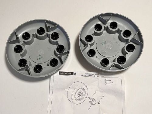 2001-11 Chevy Truck Dually 3500 New GM Take Off Front 8 Lug Center Caps 15053705, US $99.99, image 6