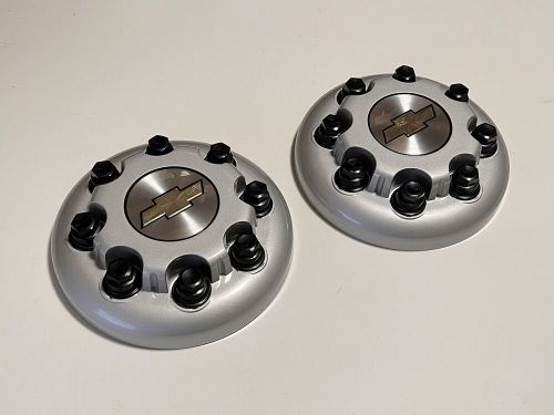 2001-11 Chevy Truck Dually 3500 New GM Take Off Front 8 Lug Center Caps 15053705, US $99.99, image 7