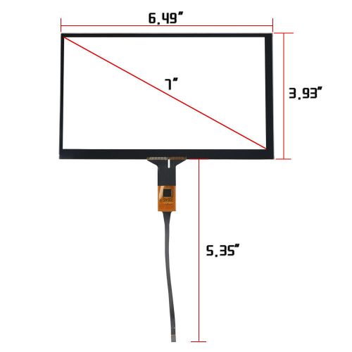 7" 6Pin Touch Screen Glass Digitizer for Variety Car GPS Radio Car JR-005-GT911-, US $, image 3
