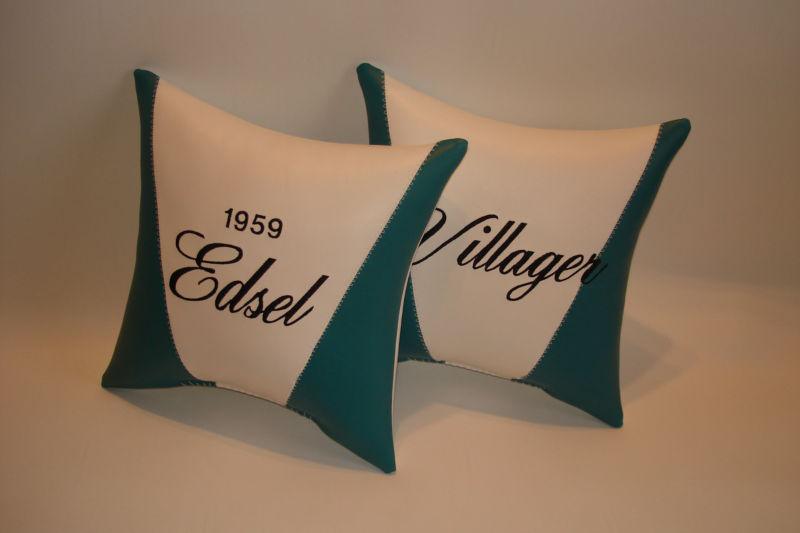 EDSEL (all models) custom made pillow set. NICE CHRISTMAS GIFT! 12 colors. , US $40.00, image 3