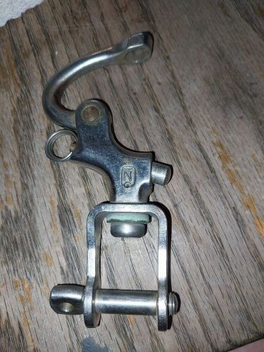 Nicro marine 4" clevis swivel stainless steel snap shackle