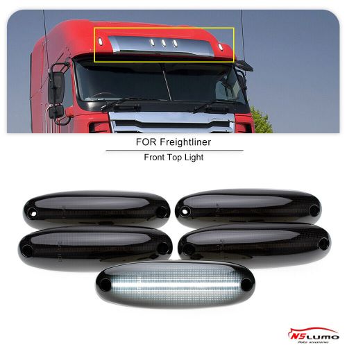 5x Smoked LED Cab Marker Clearance White Lights For 08-14 Freightliner Cascadia, US $49.99, image 11