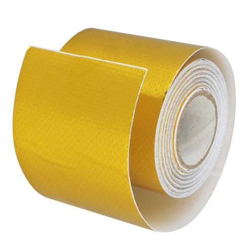 2" 16ft Gold Heat Barrier Shield Roll Fiberglass Wrap Tape Exhaust Protection, US $8.78, image 2