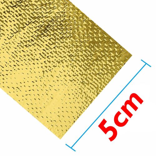 2" 16ft Gold Heat Barrier Shield Roll Fiberglass Wrap Tape Exhaust Protection, US $8.78, image 5