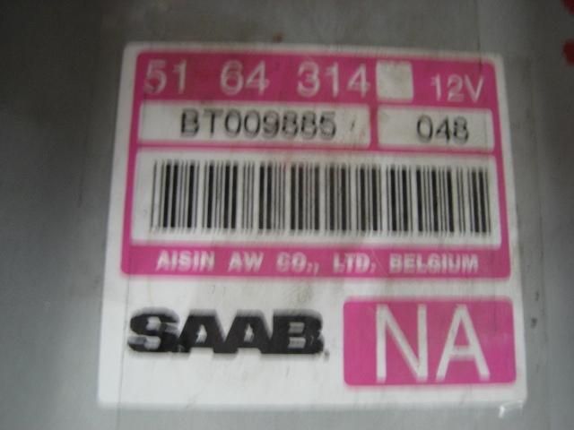 TRANSMISSION COMPUTER SAAB 9-3 2000 01 02 03 51 64 314, US $44.99, image 3