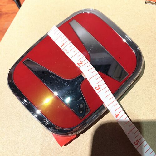 3pcs set For Civic Sedan 4Dr 06-11 JDM Red H Front Rear Type R grille emblem, US $39.99, image 4