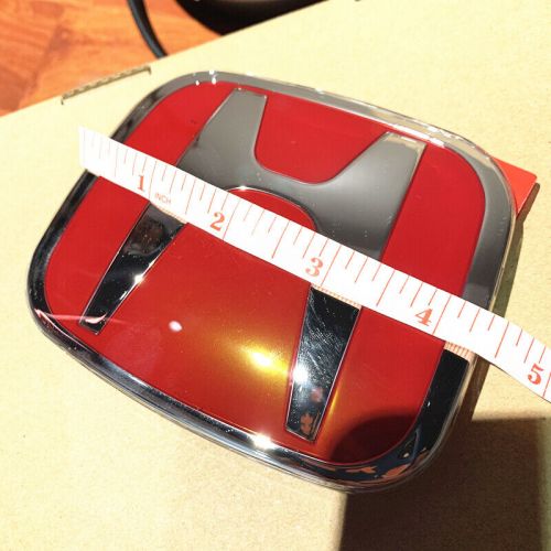 3pcs set For Civic Sedan 4Dr 06-11 JDM Red H Front Rear Type R grille emblem, US $39.99, image 5