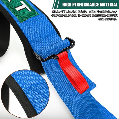 2pcs Blue 5 Point Racing Harness Camlock Quick Release Safety Seat Belt ATV UTV, US $109.99, image 10