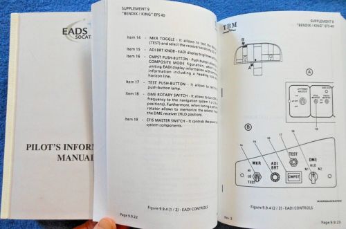 EADS Socata TBM700 Volume 1 & 2 POH - 1990 Illustrated Pilot Information Manuals, US $48.50, image 34