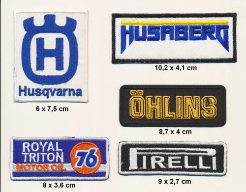 Husaberg husqvarna patch patch b-stock set 5 piece motocross motorcycle b089-