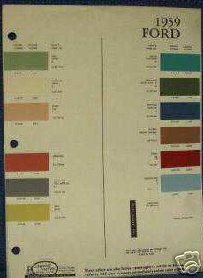 1952 nash ambassador statesman 52 paint chips arco