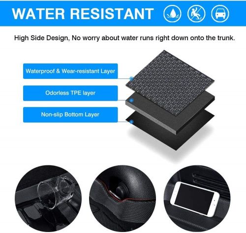 Car Cargo Trunk Mats Compatible Fit for 2006- 2012 Toyota RAV4 TPO Trunk Liners, US $42.73, image 7