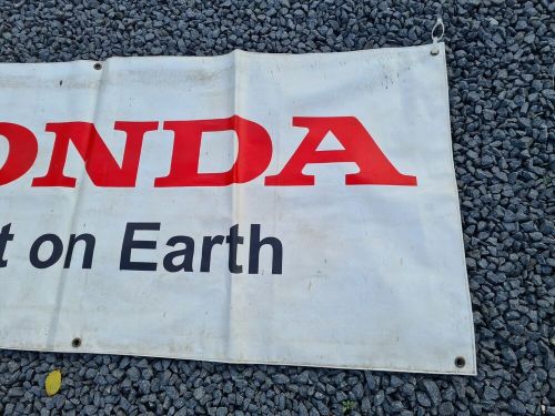 Genuine Honda Advertising Banner Best On Earth EG6 EK9 DC2 DC5 FD2 S2000 FK8 NSX, US $, image 2