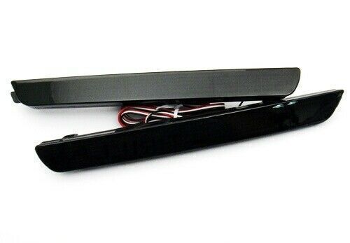 Smoke lens led rear bumper reflector brake lights for 04-09 mazda 3 axela mazda3