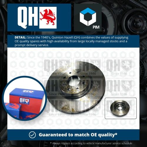 2x Brake Discs Pair Vented fits ALFA ROMEO MITO 955 1.3D Front 08 to 18 281mm QH, US $, image 2