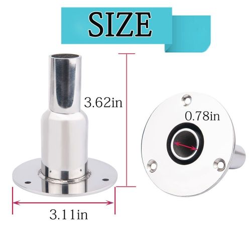 24mm/0.94" 316 Stainless Steel Thru Hull Exhaust Skin,Diesel Heater Exhaust S..., US $38.22, image 2