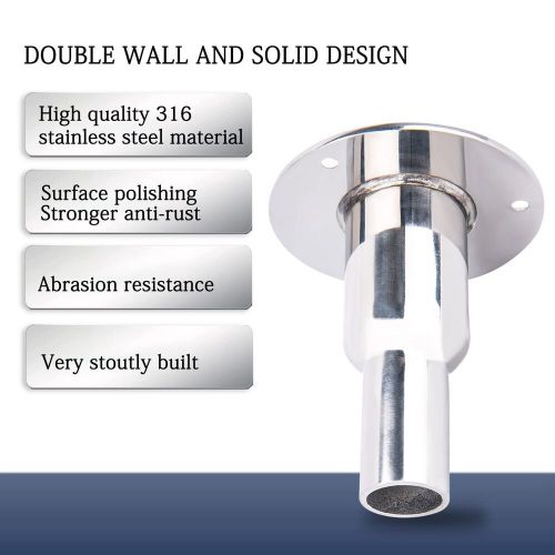 24mm/0.94" 316 Stainless Steel Thru Hull Exhaust Skin,Diesel Heater Exhaust S..., US $38.22, image 4