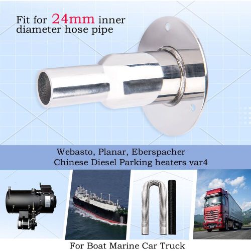 24mm/0.94" 316 Stainless Steel Thru Hull Exhaust Skin,Diesel Heater Exhaust S..., US $38.22, image 5