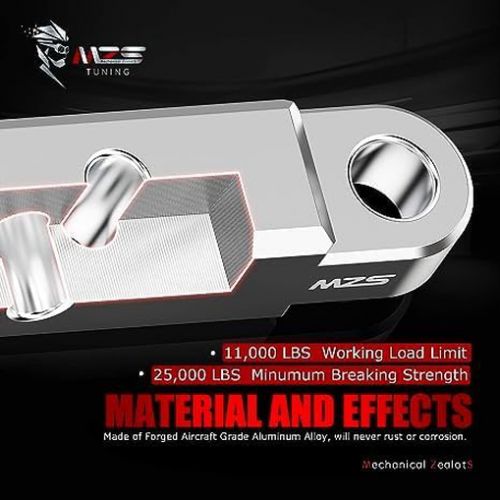 MZS Shackle Hitch Receiver, 2 Inch Towing Mount 25,000 lbs Break Strength with, US $124.86, image 2